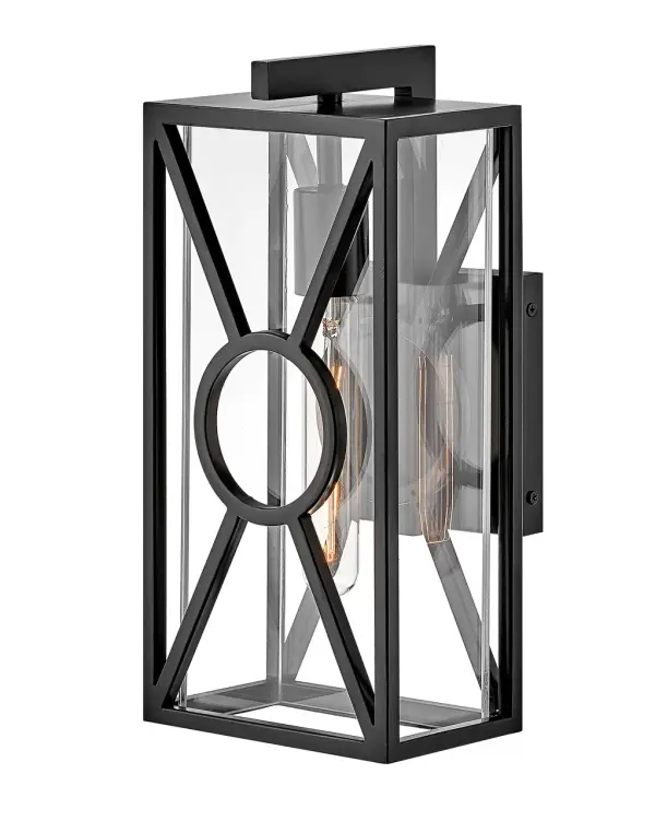 Brixton LED Outdoor Wall Sconce in Black
