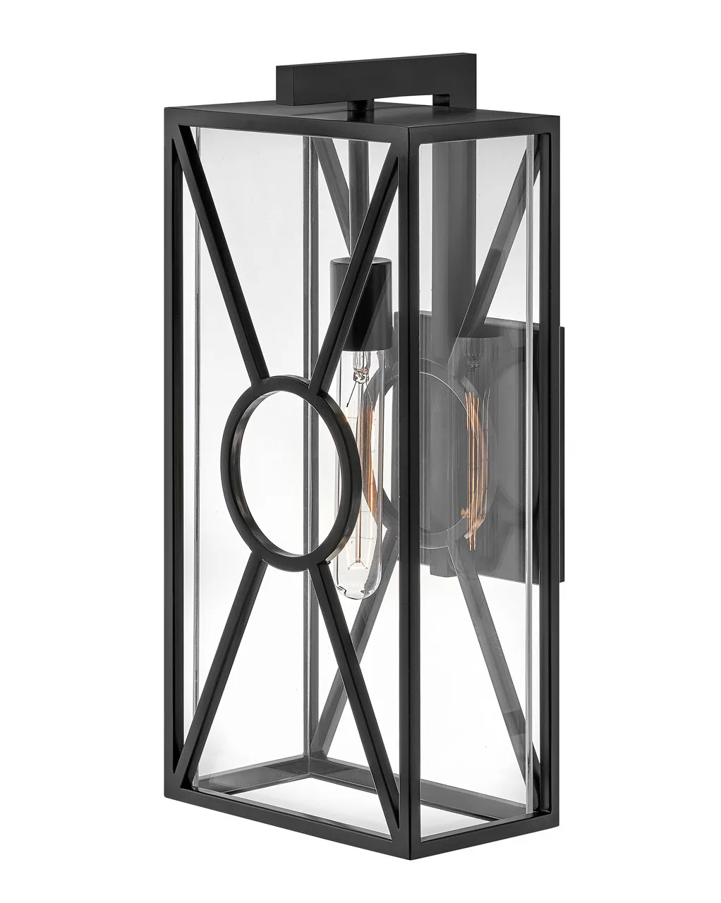 Brixton LED Outdoor Wall Sconce in Black