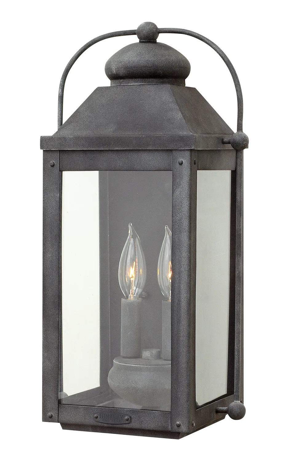 Anchorage LED Wall Mount in Aged Zinc