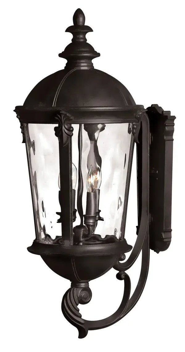 Windsor LED Outdoor Wall Lantern in Black