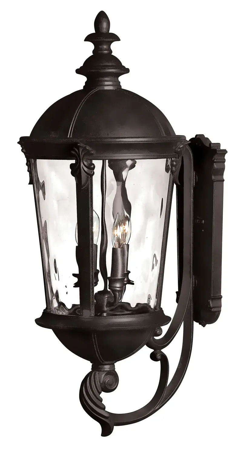 Windsor LED Outdoor Wall Lantern in Black