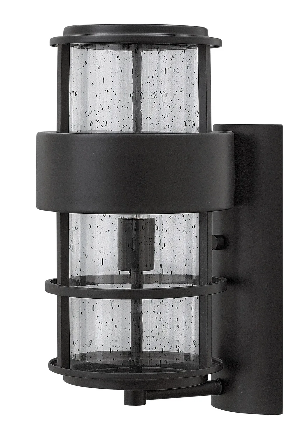 Saturn LED Wall Mount in Satin Black