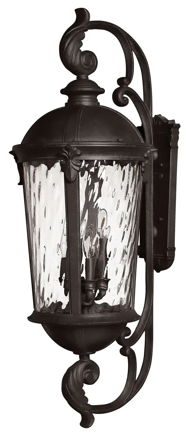 Windsor LED Outdoor Wall Lantern in Black