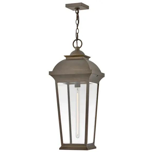 Hawthorne LED Pendant in Blackened Brass