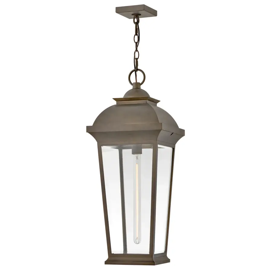 Hawthorne LED Pendant in Blackened Brass