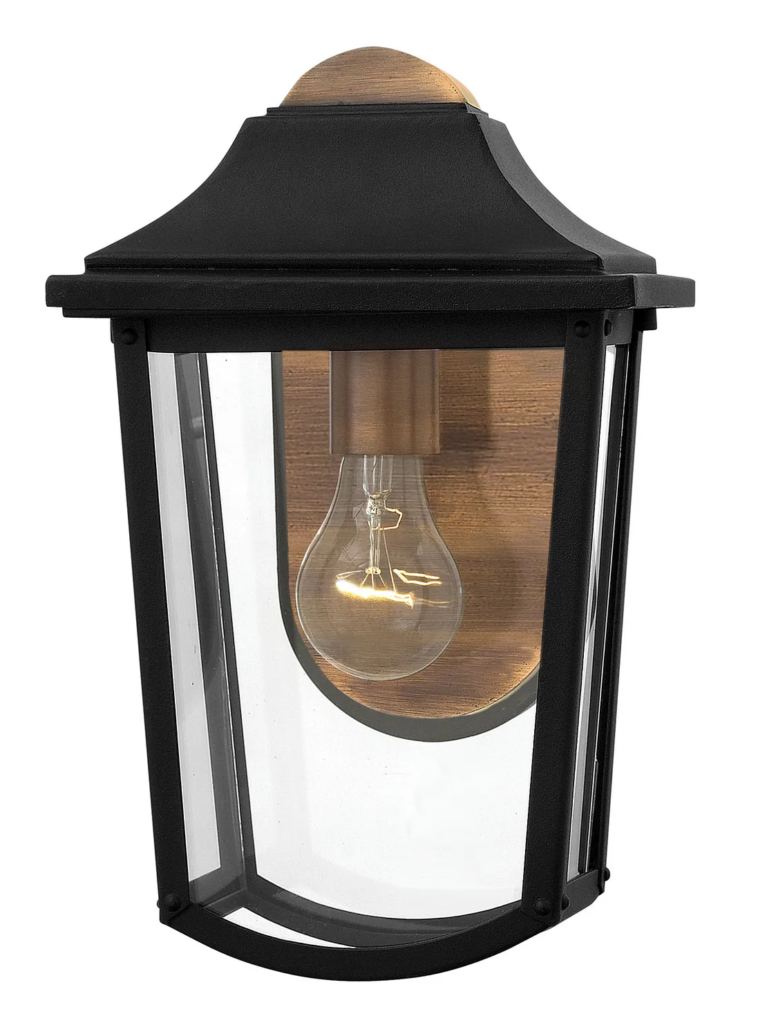 Burton LED Outdoor Wall Sconce in Black