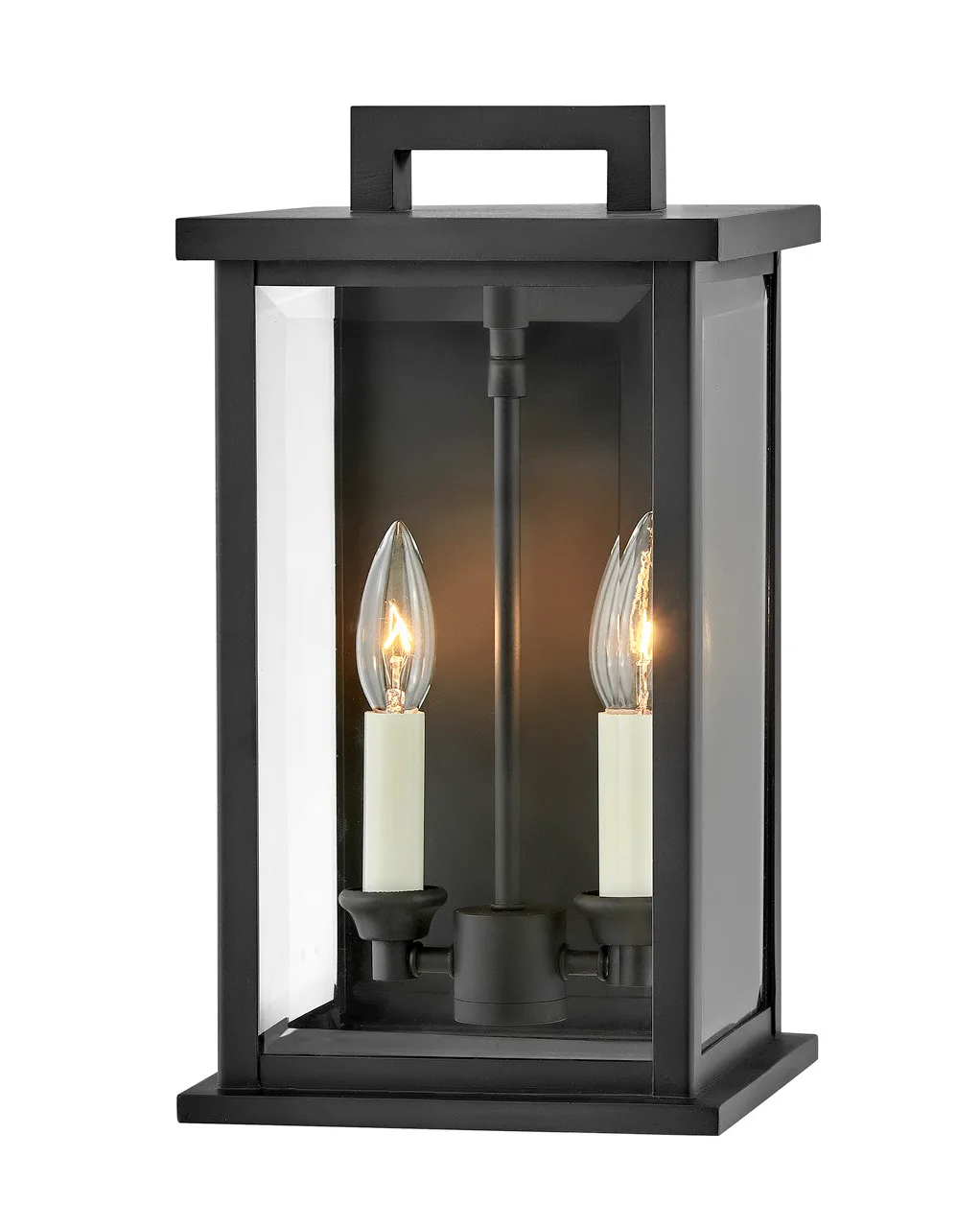Weymouth LED Outdoor Wall Sconce in Black