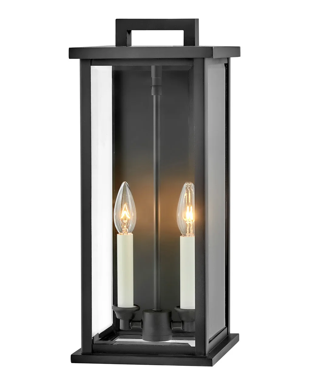 Weymouth LED Outdoor Wall Sconce in Black
