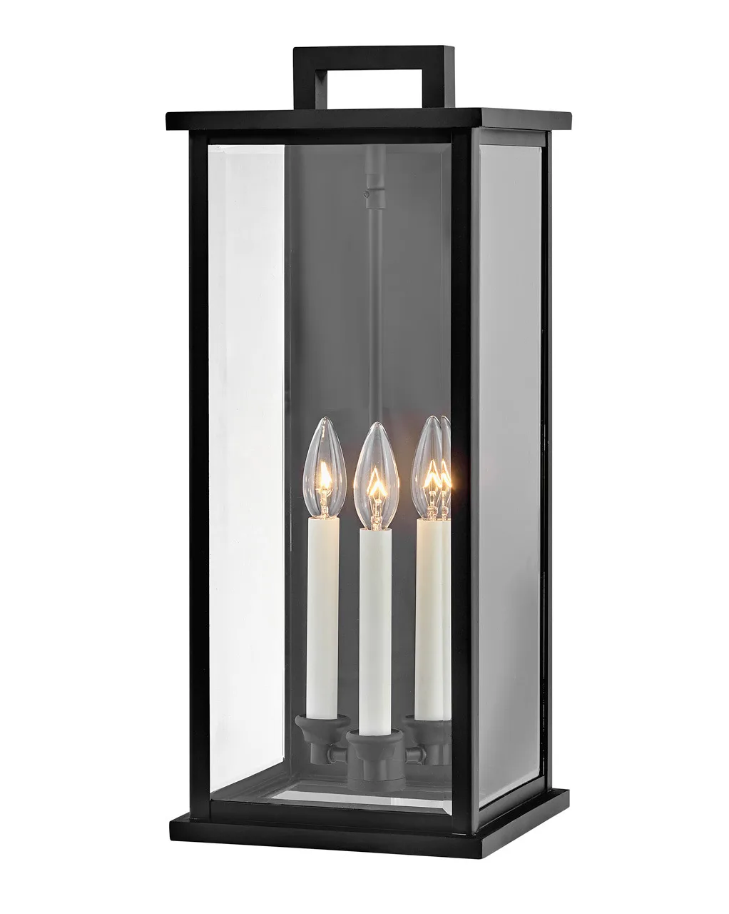 Weymouth LED Outdoor Wall Sconce in Black