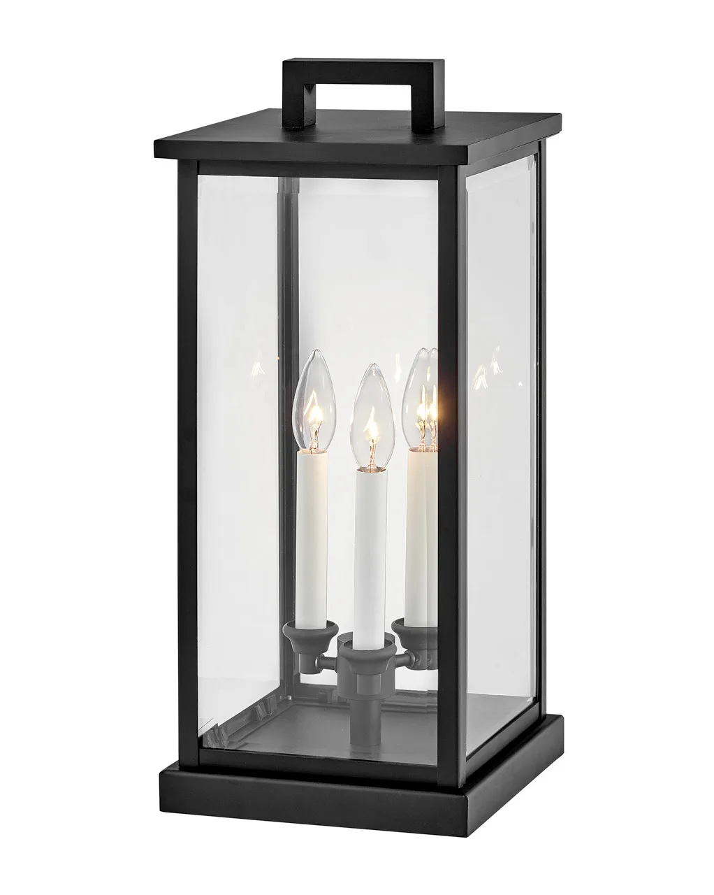 Weymouth LED Pier Mount in Black