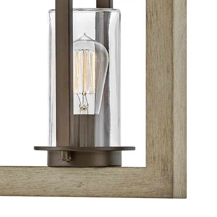 Riverwood LED Linear Chandelier in Warm Bronze - Image 4