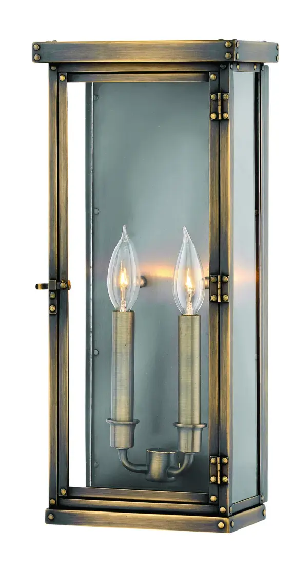 Hamilton LED Wall Mount in Dark Antique Brass