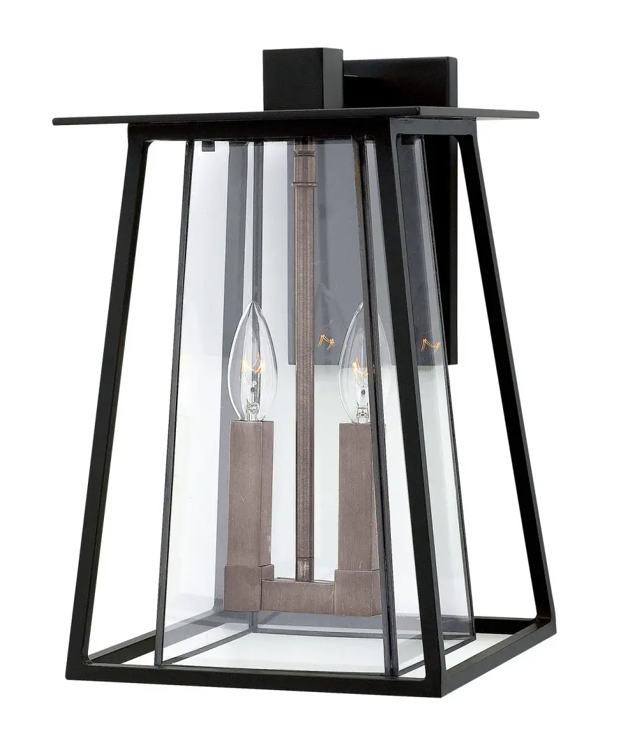 Walker LED Outdoor Wall Sconce in Black