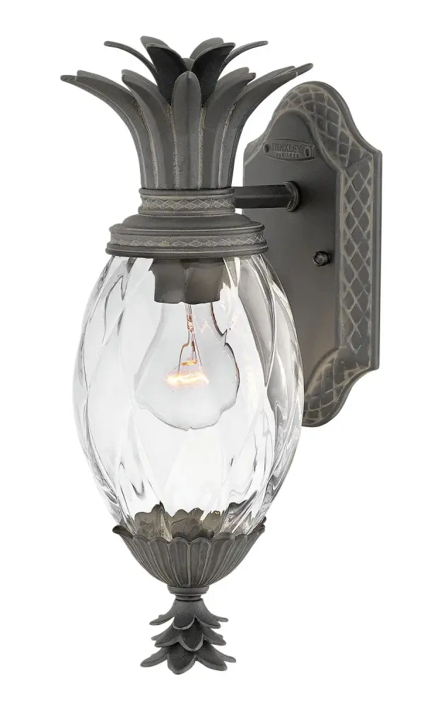 Plantation LED Outdoor Wall Sconce in Museum Black