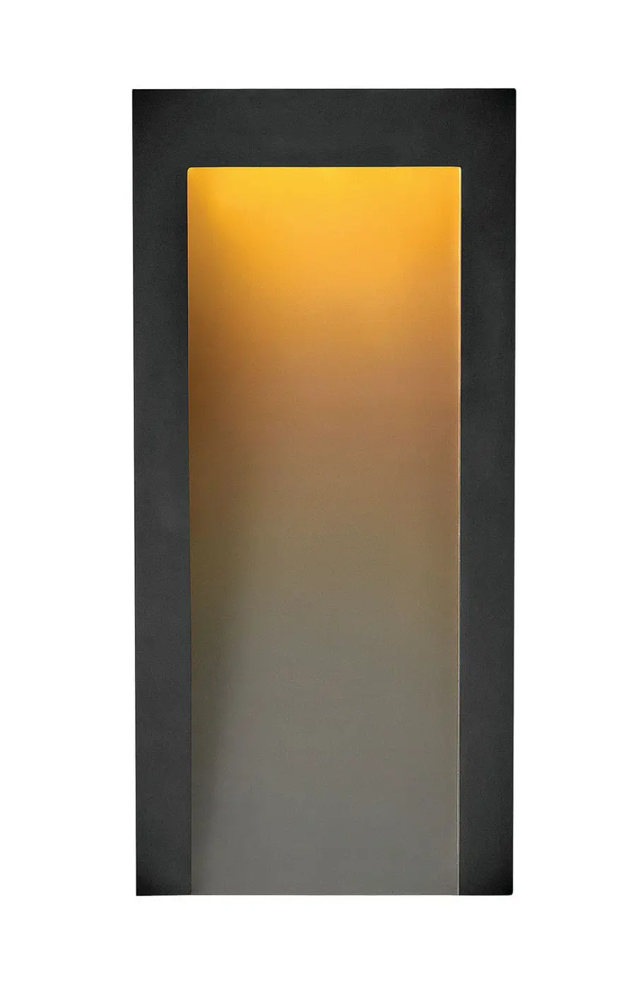 Taper LED Wall Mount in Textured Black