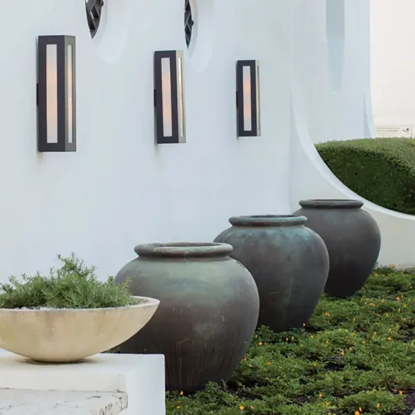 Dorian LED Outdoor Wall Sconce in Bronze - Image 5