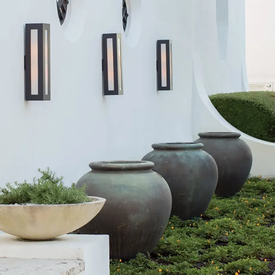 Dorian LED Outdoor Wall Sconce in Bronze - Image 5