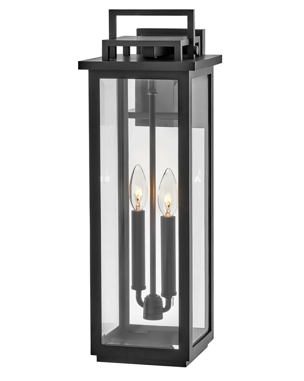 Winthorpe LED Outdoor Wall Sconce in Black