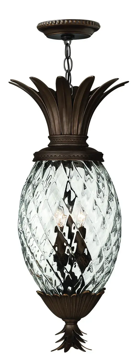 The Plantation LED Lantern brings vintage glamour to outdoor spaces with its iconic pineapple-shaped detailing and elaborate cast brass construction. Energy-efficient LED technology meets timeless design in this statement piece.