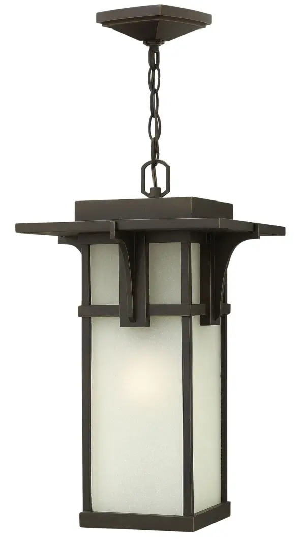 Manhattan LED Hanging Lantern in Oil Rubbed Bronze