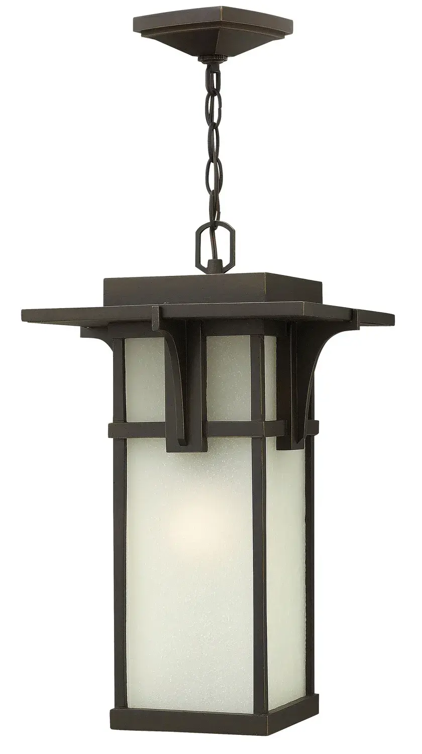 Manhattan LED Hanging Lantern in Oil Rubbed Bronze