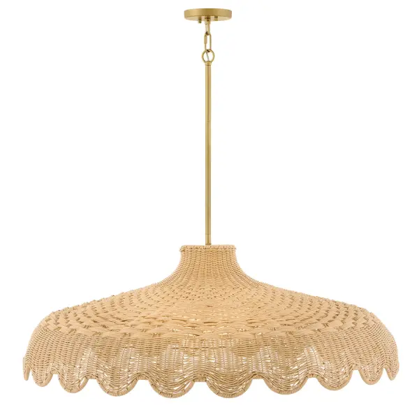 Paloma LED Chandelier in Lacquered Brass