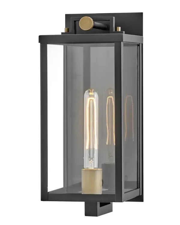 Catalina LED Outdoor Wall Sconce in Black