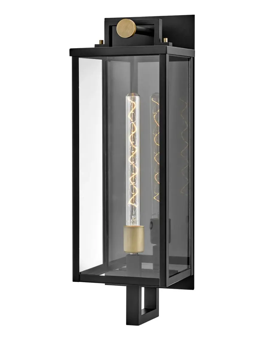 Catalina LED Outdoor Wall Sconce in Black