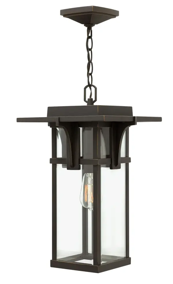 Manhattan LED Hanging Lantern in Oil Rubbed Bronze