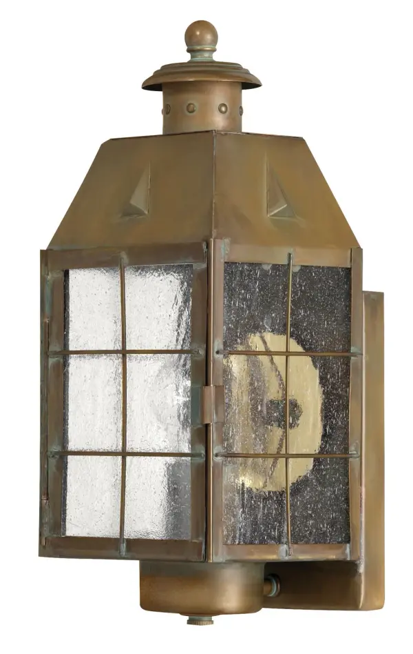 Nantucket LED Wall Mount in Aged Brass