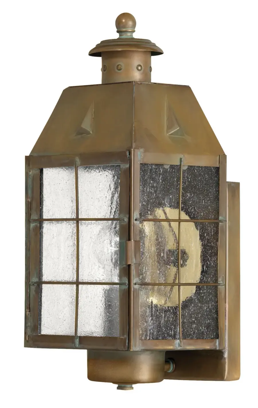 Nantucket LED Wall Mount in Aged Brass