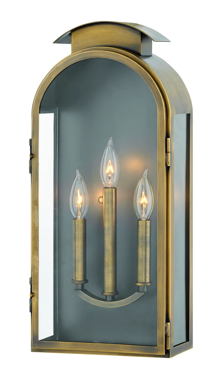 Rowley LED Wall Mount in Light Antique Brass