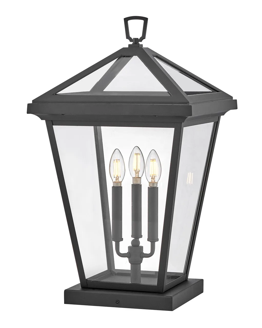 Alford Place LED Pier Mount in Museum Black