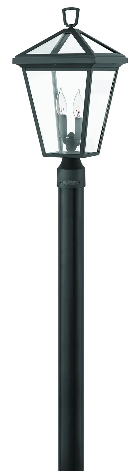 Alford Place LED Post Top or Pier Mount Lantern in Museum Black