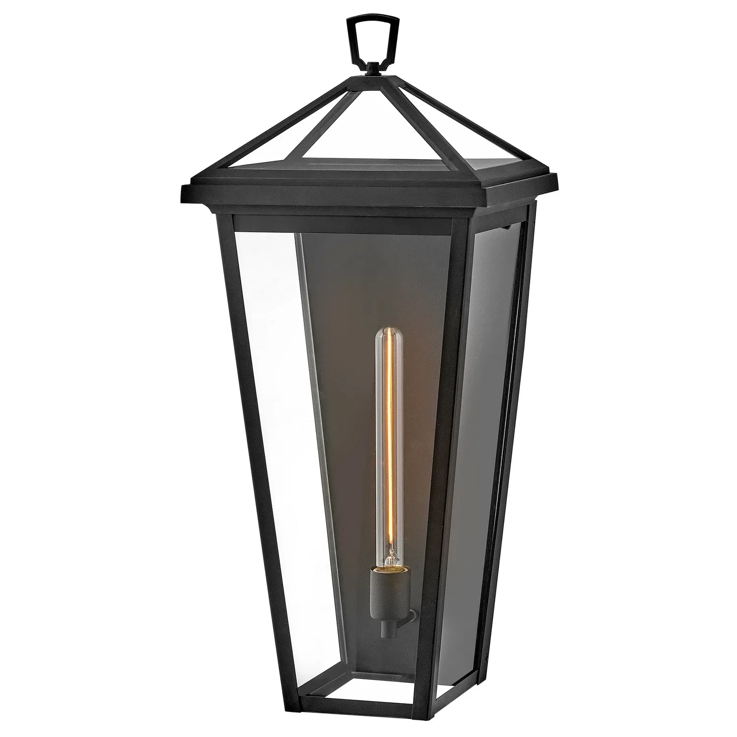Alford Place LED Outdoor Wall Sconce in Museum Black