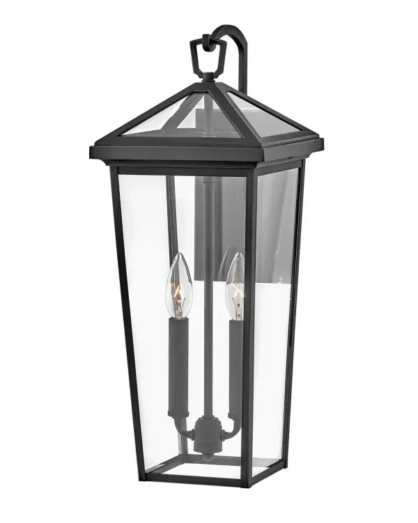Alford Place LED Outdoor Wall Sconce in Museum Black