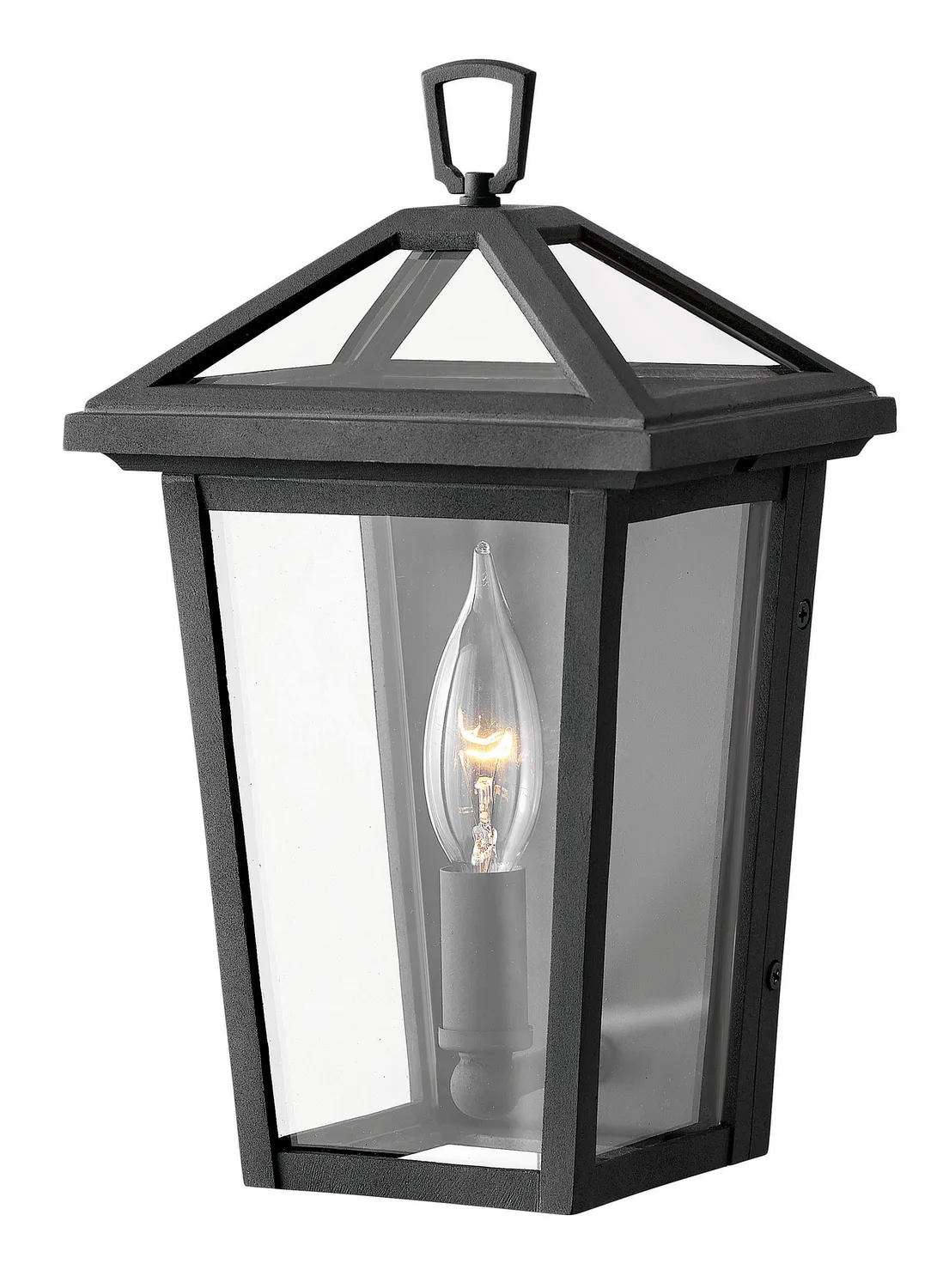 Alford Place LED Outdoor Wall Sconce in Museum Black