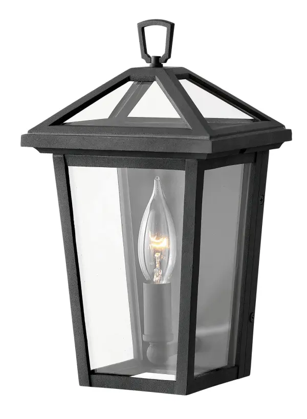 Alford Place LED Outdoor Wall Sconce in Museum Black