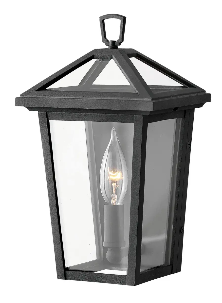 Alford Place LED Outdoor Wall Sconce in Museum Black