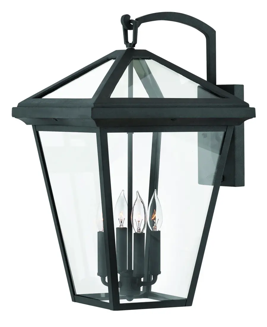 Alford Place LED Outdoor Wall Lantern in Museum Black