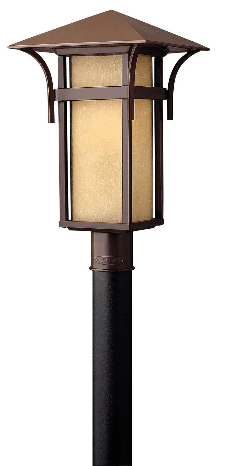 Harbor LED Post Top or Pier Mount Lantern in Anchor Bronze