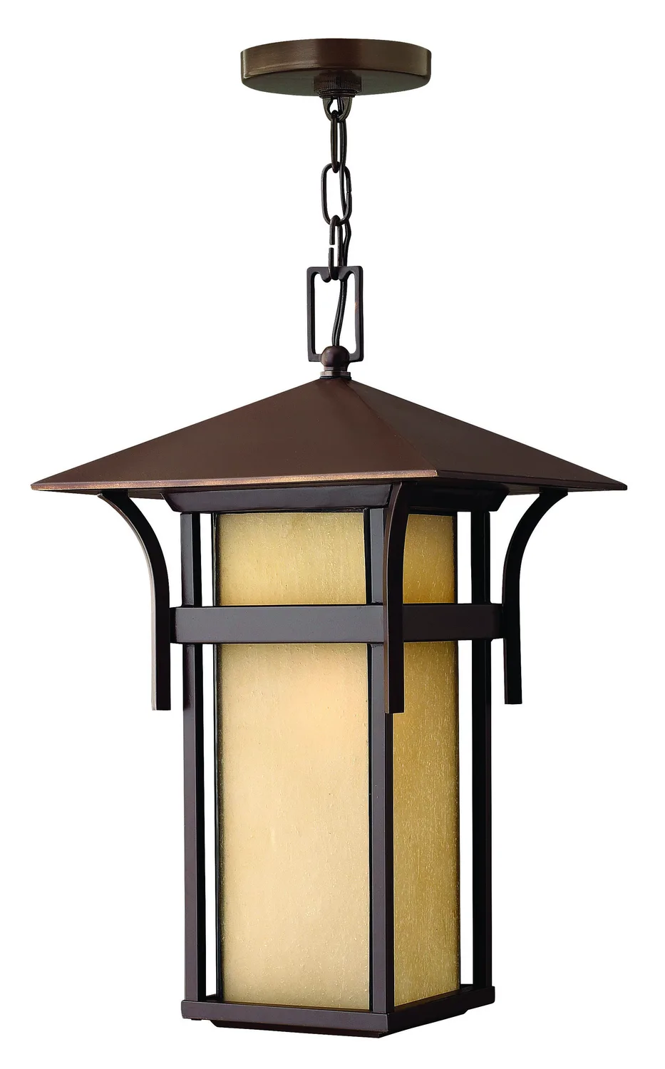Harbor LED Hanging Lantern in Anchor Bronze