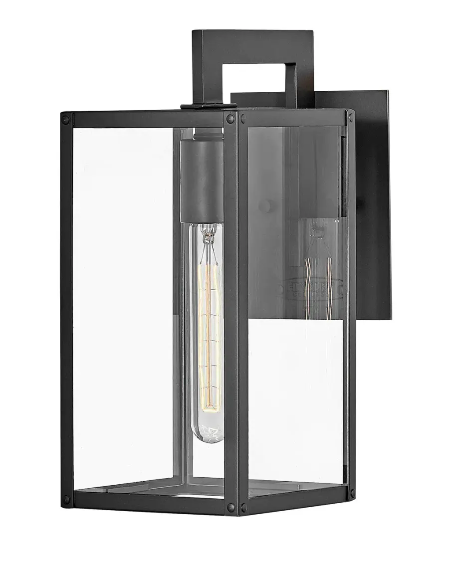 Max LED Outdoor Wall Sconce in Black