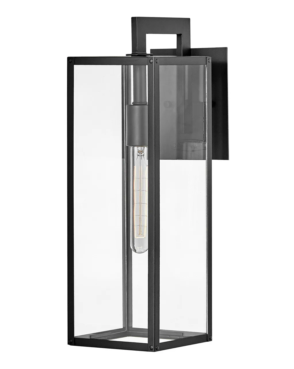Max LED Outdoor Wall Sconce in Black