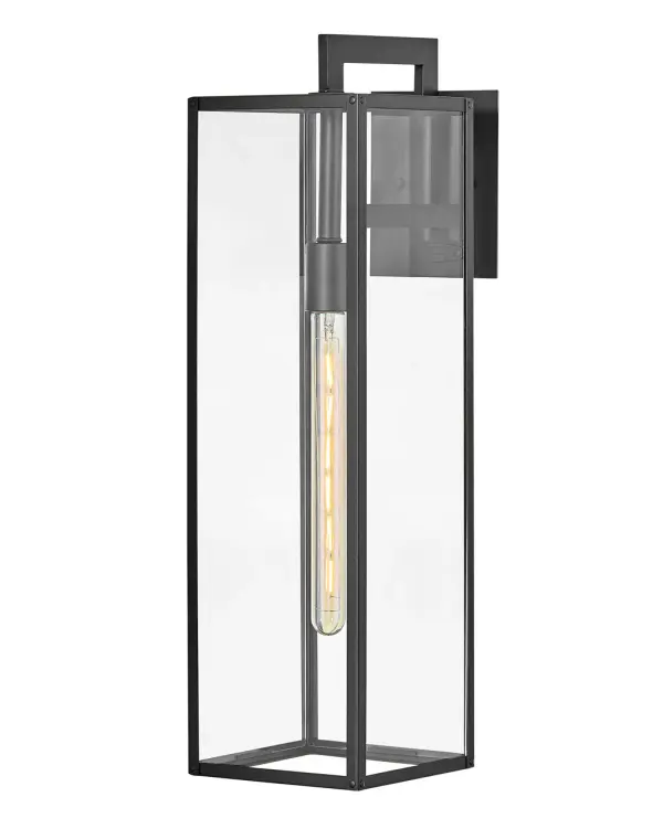 Max LED Outdoor Wall Sconce in Black