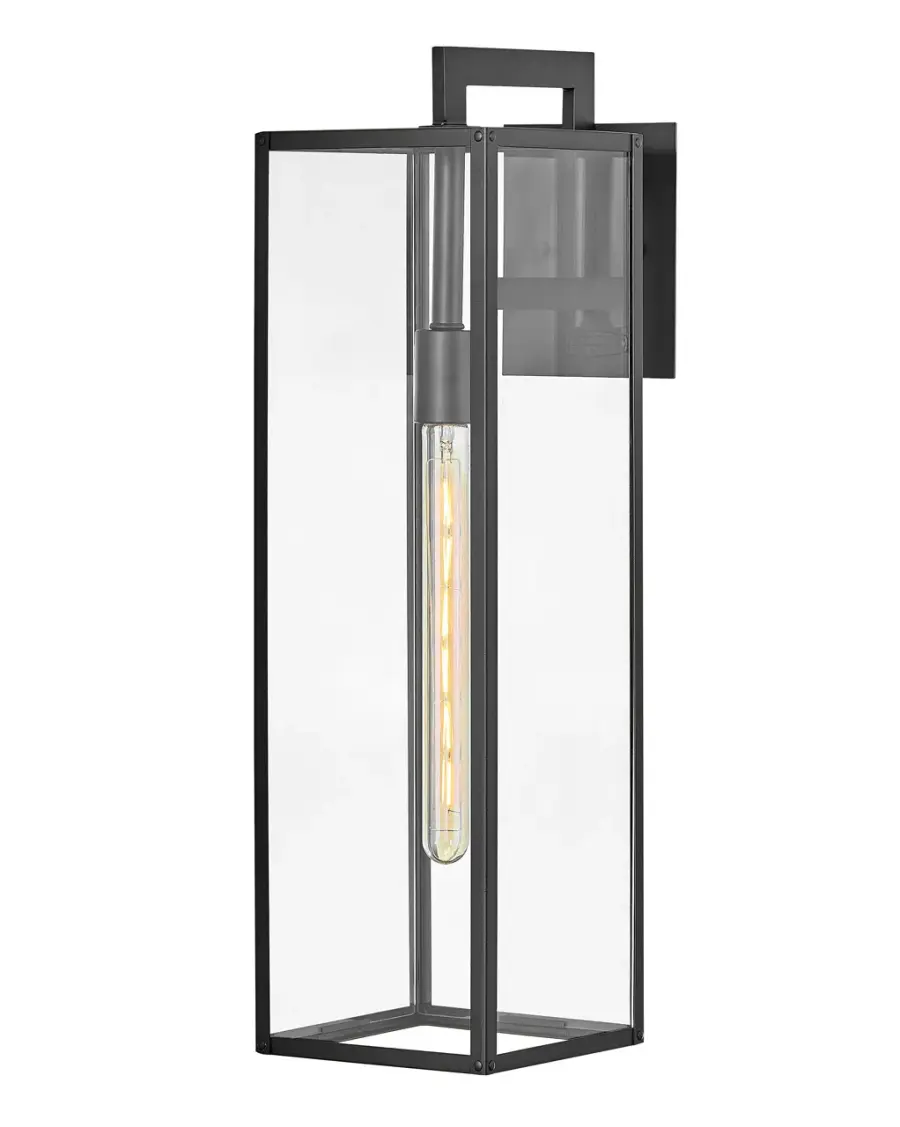 Max LED Outdoor Wall Sconce in Black