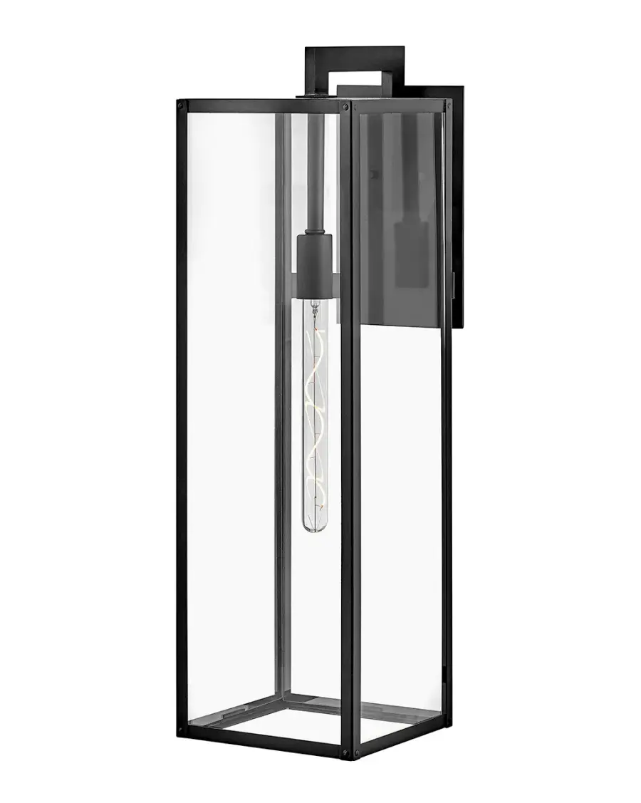 Max LED Outdoor Wall Sconce in Black