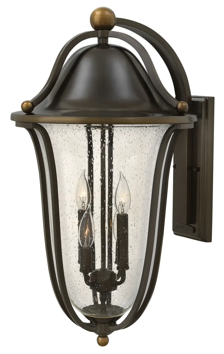 Bolla 4-Light LED Outdoor Wall Sconce in Olde Bronze