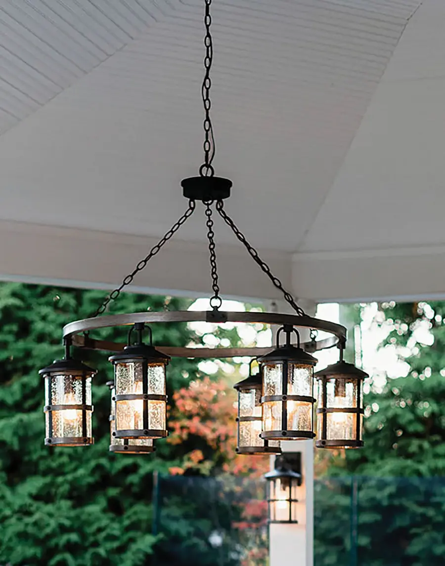 Large Single Tier Chandelier - Image 3