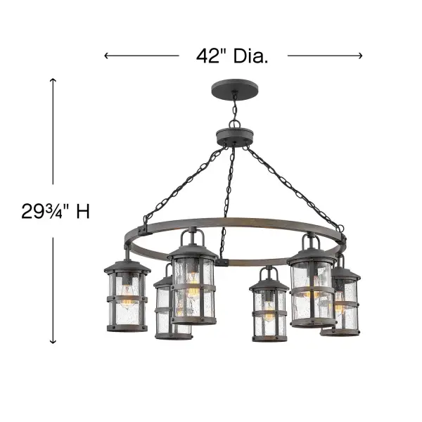 Large Single Tier Chandelier - Image 5